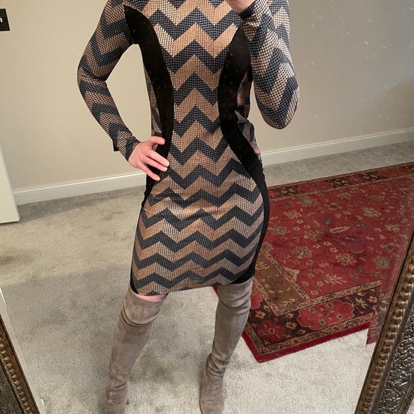 Xs Long sleeve Bodycon dress BNWOT (LLR Debbie) - Picture 4 of 16